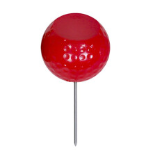 Campo de Flight Tee Golden Supplies Marcador de Bola Accesorios Rojo