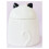 Cartoon White Cute Ceramic Collection Commemorative Jar Cat Shaped Ceramic Storage Jar 3