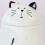 Cartoon White Cute Ceramic Collection Commemorative Jar Cat Shaped Ceramic Storage Jar 6