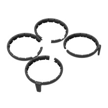 für  Flip Paddle Protector Antikollisions-Drohnen-Booster-Ständer Propellerblatt-Schutzring Zubehör Schwarz