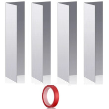 4 Protectores de Sellado para Puertas de Garaje, Barrera de Barrido con Cinta Adhesiva para Garaje y Hogar.