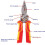 Eight-in-1 Wire Stripper Electrician Cable Cutter Wire Crimping Pliers Clamper Splitting Winding Multi Function Tool 4