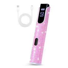 Handheld UV Light for Gel Nails, Diamond UV Light for Nails Cordless Nail Lamp Rechargeable