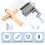 2 Pack Leather Strap Cutter Tools Table Top Lace Cutter with Replacement Blades for Fringe Braiding Strip Belts 3