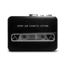 USB Cassette Capture Radio Player Portable USB Cassette Tape to MP3 Converter Audio Music Player Tape Cassette Recorder