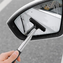 10 Pièces de Nettoyage de Rétroviseur de Voiture, Essuie-Glace, Poignée Télescopique, Brosse de Nettoyage de Vitres de Voiture