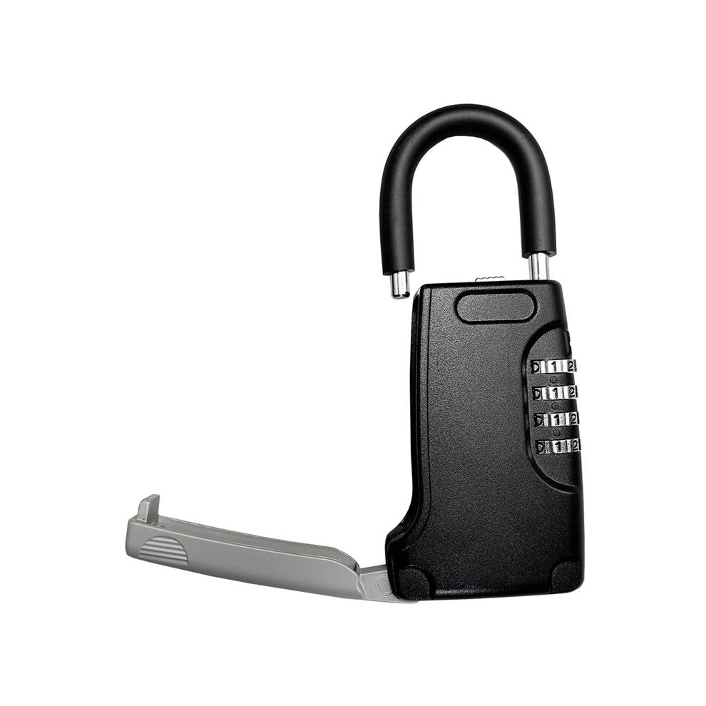 Portable Key Storage, Metal Key Safe Box With Resettable Realtor's Lockbox Combination Lock Box For Home, Realtors 6032865256203