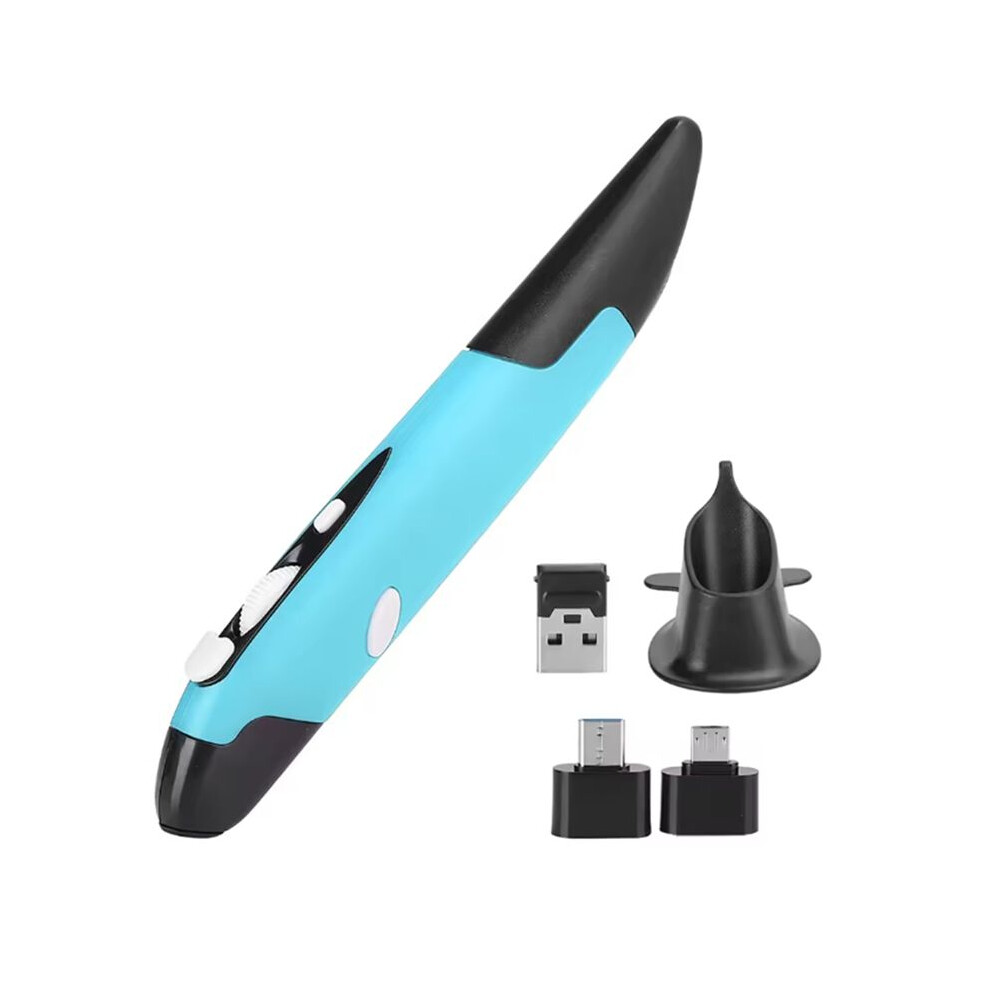 Ergonomic Mouse Mouse Pen Type Mouse Usb Computer Pc Parts Wireless 2.4G Mouse Pen Type Innovative Vertical 6031974162542