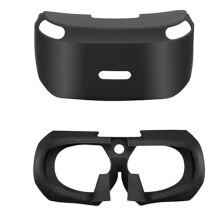 Soft VR Headset Non-Slip Silicone Cover Protective Case 3D Eye Mask for PS4 VR PSVR Virtual Reality Glasses Controller
