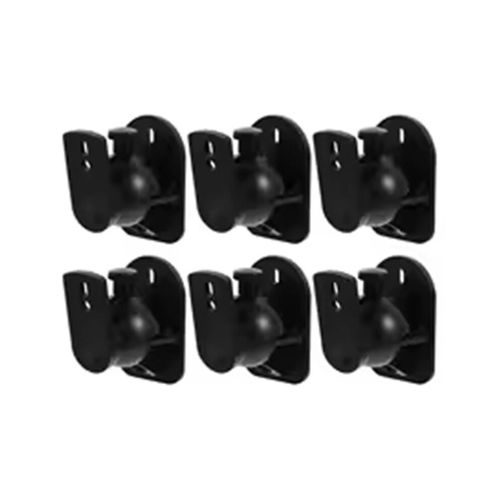 6 Sets Audio Stand Surround Sound Wall Rack Speaker Mount Brackets For Soundbar 4713936375888