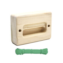 Wooden Hanging Fingerboard Multifunctional and Portable Rock Climbing Training Equipment for Physical Fitness Sports