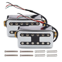 2 Micros Humbucker pour Guitare Électrique, Style FT, pour Manche et Chevalet, avec Bobines Séparées, pour la Plupart des Guitares