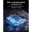 2.4G Wireless Microphone Converter UHF Transmitter XLR Transmitter Receiver Adapter for Wired Dynamic Microphone 48v, B 4