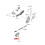 1Pair Rear Door Handle Inside Door Pull for  Fiesta 2009-2014 8A61-A22601 8A61A22600 Inner Handle 8