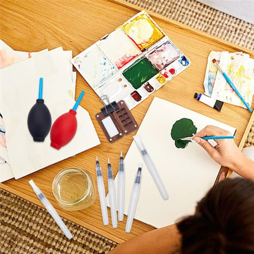 9 Pieces Ink Mixing Tool Set for Card Making Embossing Painting Rendering DIY Paint Tool 1