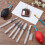 9 Pieces Ink Mixing Tool Set for Card Making Embossing Painting Rendering DIY Paint Tool 5