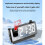 Projection Alarm Clock HD LED Display  Projection Clocks for Bedroom 180 Degree Rotatable Digital Clock Projector B 6