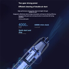 Portable Handheld Wireless Vacuum Cleaner USB Rechargeable with Washable HEPA Filter for Car Home Pet