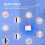 TUYA Zigbee DIY Name  4 Gang  Touchscreen  US Type Work with Tuya Alexa  Home Voice Control 9