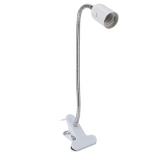 Supporto a clip per lampada da tavolo, collo d'oca in alluminio, E27/E26