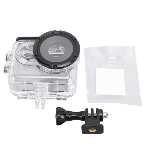 Waterproof Protector Case Compatible With GO 3 60M/ 196FT Depth Underwater Protective Case Compatible With Go 3S Action Camera 1