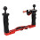 Dual Handle Camera Diving Rig Adjustable Handheld Underwater Tray Stabilizer Rig with Shutter Release Lever Compatible With DSLR Camera 4