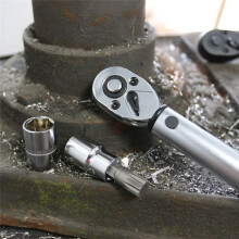 ABLG 1/4In Torque Wrench 2-24N. Drive Torques Key 1/4In Pro Torque Wrench Professional Bicycle Automotive Repair Tool
