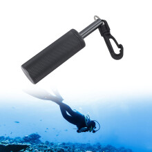 Black Aluminum Alloy Underwater Bell Shaker with Clip Signal Noise Maker