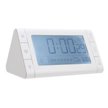 ABS Weiß 2xAAA Digitaler Wecker Großes Display