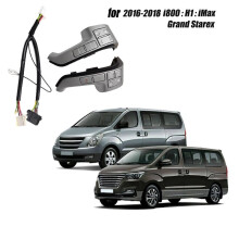 1Pair Steering Wheel Cruise  & Volume Button with Wire 96700-4H400UM5 for  I800 H1 Starex 07-18 561904H990