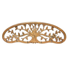 Wandgemonteerde Houten Houder voor Gedroogde Bloemen - Rustieke Boho Hangende Displayplank voor Woondecoratie, Droogrek voor Kruiden Binnenshuis
