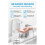 Magic Color Breathing Light Infrared Sensor Soap Dispenser Foam Automatic Sensor Hand Sanitizer Machine Wall Mounted 8