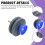 Drill Lawn Mower Blade Sharpener, 2-Layer Grinding Wheel 4