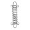 Steel Tent Spring Buckle with Fixed Hook, Windproof, 3x10cm 1