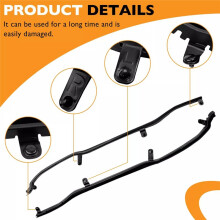 1Pair Rear Door Frame Seal Weatherstrip BB5Z7825324B BB5Z-7825325-B for Explorer 2011-2019 Door Sealing Strips