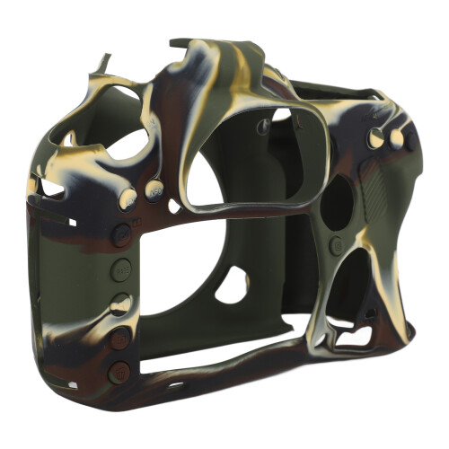 Capa protetora de silicone compatível com câmera 7D 2, ultrafina e leve, resistente a arranhões, capa protetora de silicone macio camuflada. 2
