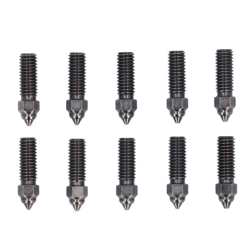 10Pcs Hardened Steel Extruder Nozzle Set 0.2-1mm for 3D Printer 2