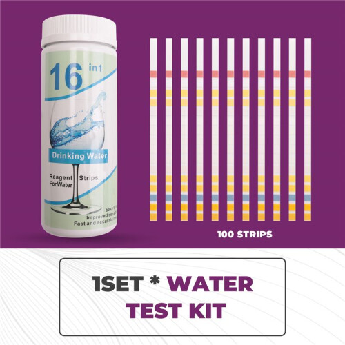 17-in-1 Complete Water Test Kit for Home,100 Strips + 2 Water Testing Kits for Drinking Water Easy Testing, PH, Lead 2