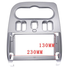 Double Din Car DVD Radio Fascia Frame for  LOGAN 2010-2013 LHD 9 INCH Adapter CD Panel Trim Kit Bezel