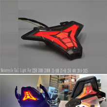 Motorcycle Tail Light LED Rear Brake Turn Signals for Z250 Z400 Z1000 ZX-10R ZX-6R 2014-2020 Red