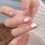 Pink Cat Eye Resin Nail Tips, Zero Pressure 4