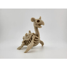 3D Printed Dinosaur Skeleton Laplace Skeleton Model Toy