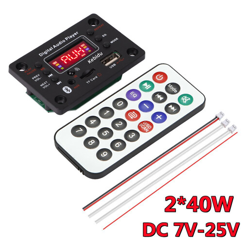 (D128BT) MP3 Decoder Board with Remote for Car Stereo 1