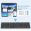 Foldable  Keyboard, USB Rechargeable Wireless Keyboard for IOS, Android, Windows PC Laptop Smartphone-Black 6