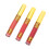 3er Pack 2,5 ml goldenes Lipgloss matt 01 02 03 16