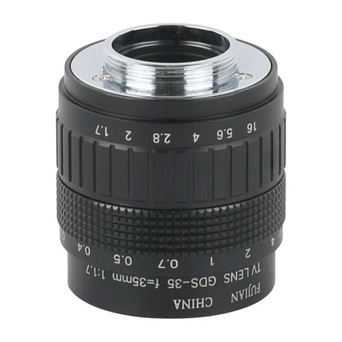 Objectif CCTV 35 mm à Monture C pour CaméRa de Microscope VidéO NuméRique Industriel Compatible  et USB.