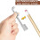 18-Teiliges Billard-Queue-Reparatur-Set mit 2 Queue-Klemmen und 10 Billard-Queue-Spitzen 3