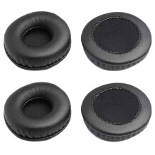 2 pares de almohadillas para los oídos de 70 mm, almohadillas universales de espuma de repuesto para auriculares, almohadillas de esponja