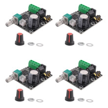 4X PAM8610 Dual Channel 12V HD Pure Digital Audio Stereo Amplifier Board Class D 15W x 2 High Power Amplifier Module