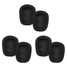 3 Paar Schaumstoff-Ohrpolster Kissen LEDer-Ohrpolster für G935 G635 G533 G433 G231 Wireless Gaming Headset